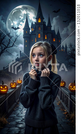 A woman gets lost in an abandoned castle 132011018