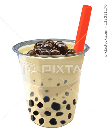 Tapioca milk tea (with plenty of tapioca) Tapioca milk tea (with plenty of tapioca) 132011170