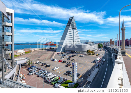 [Aomori Port] A view of Aoiumi Park and Aomori Port from the Bay Bridge 132011363