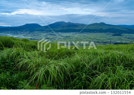 View of the Aso countryside from Daikanbo, Kumamoto View of the Aso countryside from Daikanbo, Kumamoto 132011554
