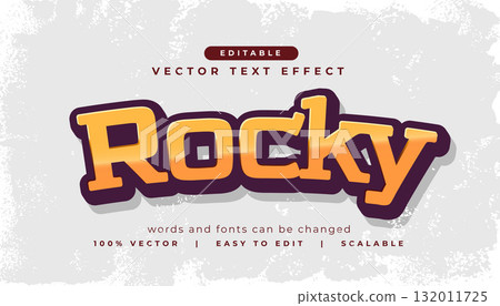 3d rocky text effect style 3d rocky text effect style 132011725