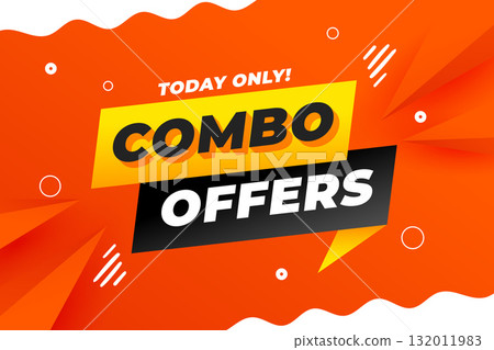 modern combo sale offer backdrop for business marketing modern combo sale offer backdrop for business marketing 132011983