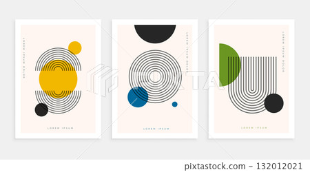 set of black bauhaus lines abstract shape layout design set of black bauhaus lines abstract shape layout design 132012021