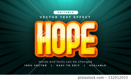text effect style hope editable font design text effect style hope editable font design 132012033