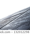 具有複製空間的電子電路板金屬表面插圖 132012298