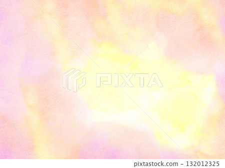 水彩紋理背景黃色和粉紅色 水彩紋理背景黃色和粉紅色 132012325