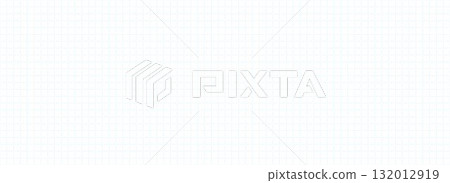 Planer page with blue dotted square grid. Seamless checkered paper pattern. Simple squared graph texture. Bullet journal notebook background. School math lined sheet wallpaper. Vector 132012919