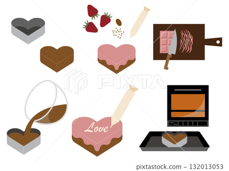 Make a strawberry chocolate cake Make a strawberry chocolate cake 132013053