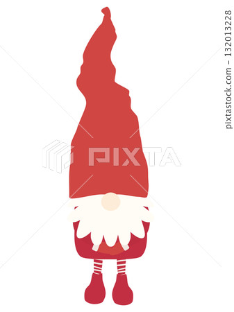 北歐童話 Tomte 的聖誕向量插圖 北歐童話 Tomte 的聖誕向量插圖 132013228
