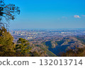 View of the southeast side from Kasumidai Observatory in Takaomachi (Mount Takao) in Hachioji City, Tokyo (including Sagamihara City, Machida City, etc.) 132013714
