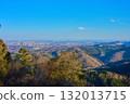 View of the southeast side from Kasumidai Observatory in Takaomachi (Mount Takao) in Hachioji City, Tokyo (including Sagamihara City, Machida City, etc.) 132013715