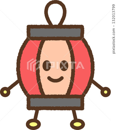 Hand-drawn character icon: Lantern 132013799