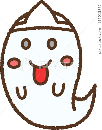 戴著皇冠的鬼魂角色 132013822