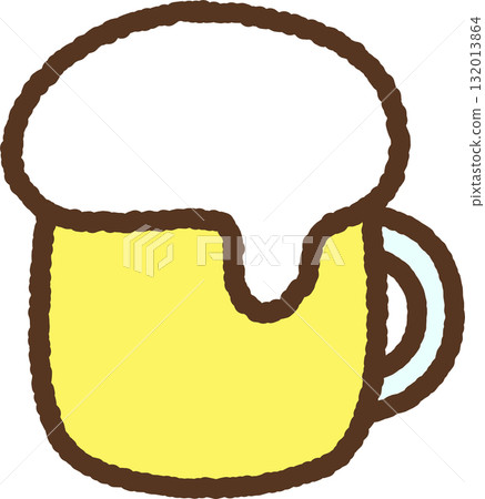 A simple and gentle beer icon A simple and gentle beer icon 132013864