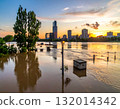 water flood in the city 132014342
