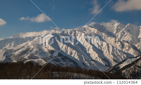 Snow-capped mountains in the Northern Alps, Hakuba Village, Nagano Prefecture 132014364