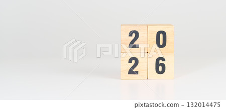 2026 year block on table. goal, Resolution, strategy, plan, start, budget, mission, action, motivation and New Year concepts 2026 year block on table. goal, Resolution, strategy, plan, start, budget, mission, action, motivation and New Year concepts 132014475