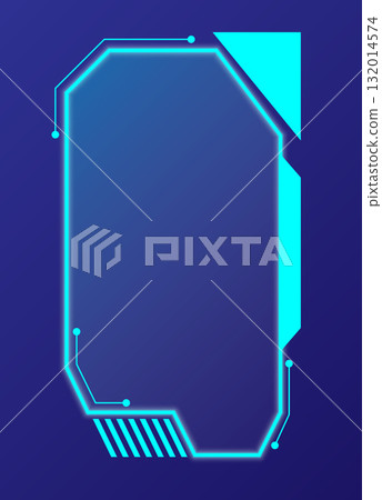 Clean User Interface Layout with Light Effects 132014574