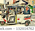 Peaceful TUKTUK Ride in Phnom Penh, Cambodia｜Smile 132014762