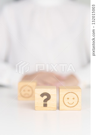 Good Emotion face with Question block, Mental health Assessment, Psychology, Health Wellness, Feedback, Customer Review, Experience, Satisfaction Survey, Opinion, Evaluation and World Mental Health Good Emotion face with Question block, Mental health Assessment, Psychology, Health Wellness, Feedback, Customer Review, Experience, Satisfaction Survey, Opinion, Evaluation and World Mental Health 132015003