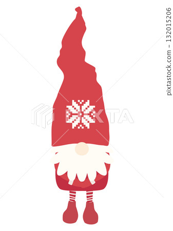 北歐童話 Tomte 的聖誕向量插圖 132015206
