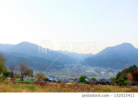 十一月的信州青木村風景 信州風景 十一月的信州青木村風景 信州風景 132015411