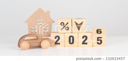 2026 New Year with percentage change to UP and Down arrow with car and Home model. Car loan, Interest rate, real estate, house, Insurance, Financial, Repair, Tax, mortgage and Maintenance 2026 New Year with percentage change to UP and Down arrow with car and Home model. Car loan, Interest rate, real estate, house, Insurance, Financial, Repair, Tax, mortgage and Maintenance 132015457