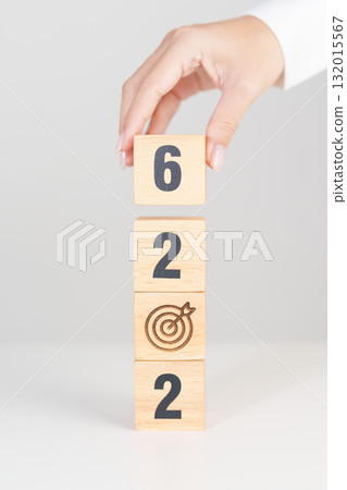 2026 year block with dartboard icon. Goal, Target, Resolution, strategy, plan, Action, mission, motivation, and New Year start concepts 2026 year block with dartboard icon. Goal, Target, Resolution, strategy, plan, Action, mission, motivation, and New Year start concepts 132015567