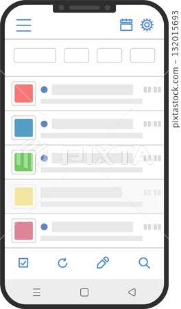 Smartphone screen sample email Smartphone screen sample email 132015693