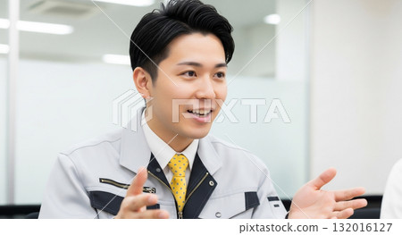 西裝革履的商人，開會 132016127