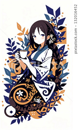 Pensive Girl Patchwork Pensive Girl Patchwork 132016452