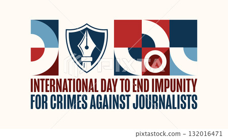 International Day to End Impunity for Crimes Against Journalists. November 2. Holiday concept 132016471
