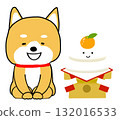 柴犬和火神餅正座鞠躬致以新年問候 132016533
