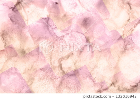 可愛的框架水彩蓬鬆水彩風格 132016942