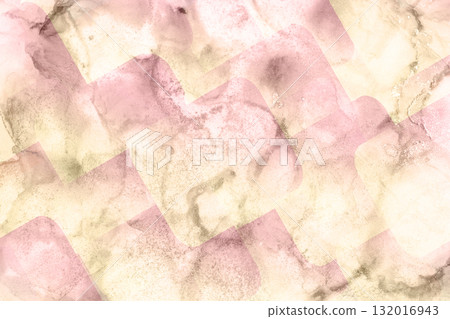 可愛的框架水彩蓬鬆水彩風格 132016943