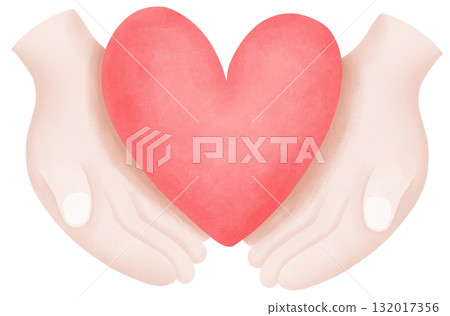 world kindness day friendship connection watercolor 132017356