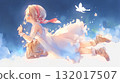 在天空中飛翔的女孩 132017507
