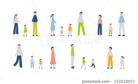 家庭度假插圖集 132018052