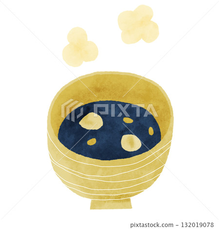 A series of handmade miso items in yellow and gray. 132019078