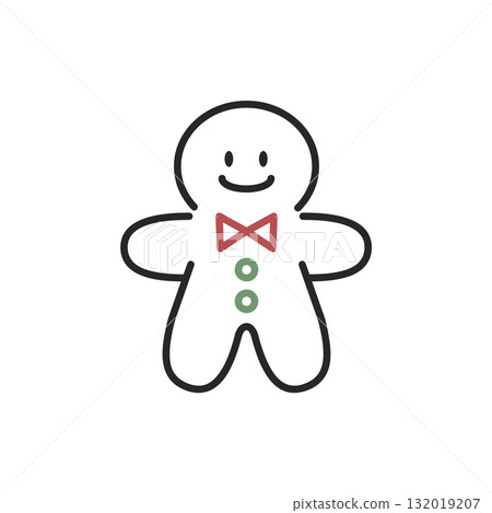 薑餅人手繪圖圖示[聖誕節] 132019207