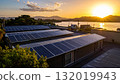 安裝了太陽能電池板的住宅屋頂（AI 生成的圖像） 132019943