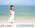woman relaxing on the beach 132020036