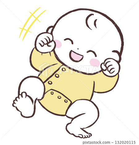 Laughing baby illustration 132020115