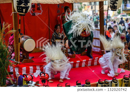 Ibayashi (musical accompaniment) at the Tokorozawa Festival in Tokorozawa City, Saitama Prefecture 132020742
