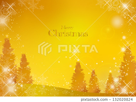 Beautiful and shining Christmas background material 132020824