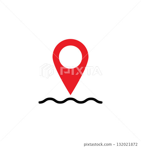 Location point Logo icon 132021872