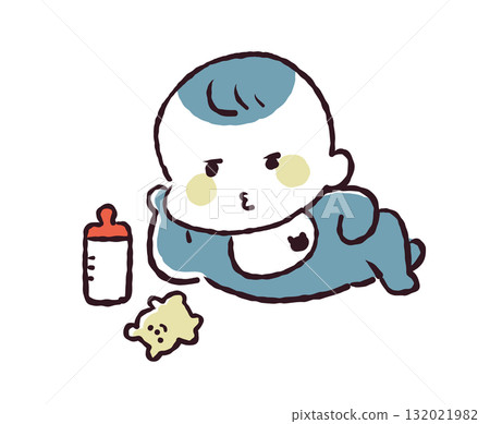 Baby's illustration 132021982