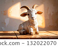 Cute goat figurine 132022070