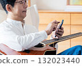Male man who operates a smartphone 132023440