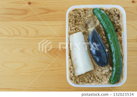 米糠醃菜(茄子、小黃瓜、蘿蔔) 米糠醃菜(茄子、小黃瓜、蘿蔔) 132023534